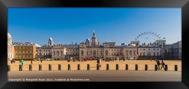 Horse Guards Parade Framed Print by Margaret Ryan