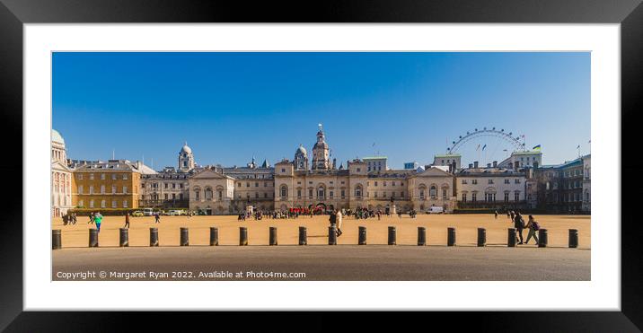 Horse Guards Parade Framed Mounted Print by Margaret Ryan