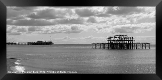 West Pier Brighton Framed Print by Margaret Ryan