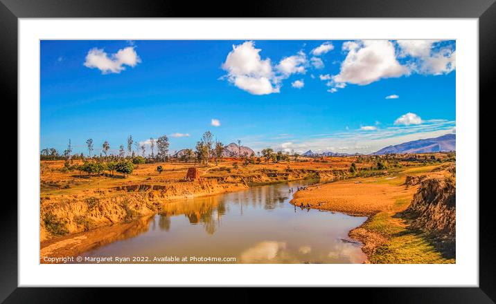 Zomandao River Framed Mounted Print by Margaret Ryan