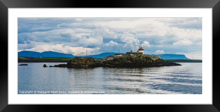 Donegal, Rotten Island Lighthouse Framed Mounted Print by Margaret Ryan