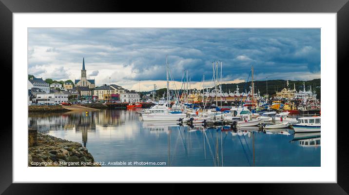 Killybegs: Ireland's Thriving Fishing Port Framed Mounted Print by Margaret Ryan