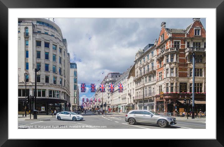 The Strand London Framed Mounted Print by Margaret Ryan