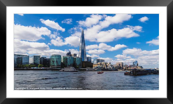 London Skyline  Framed Mounted Print by Margaret Ryan