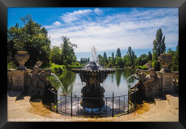 The Italian Gardens Framed Print by Margaret Ryan