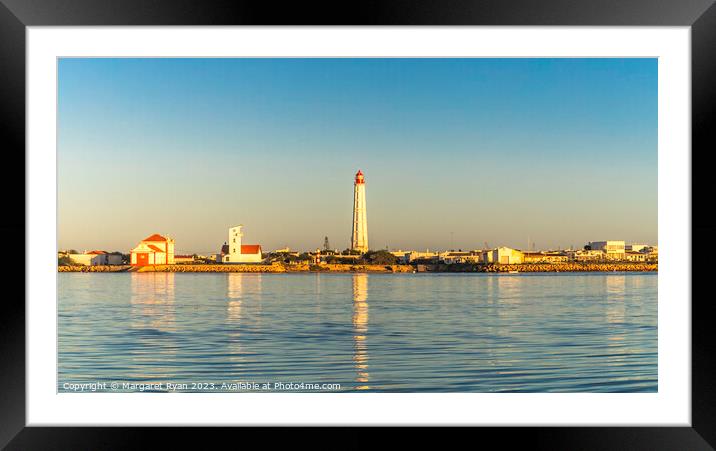 The Glowing Lighthouse Island Framed Mounted Print by Margaret Ryan
