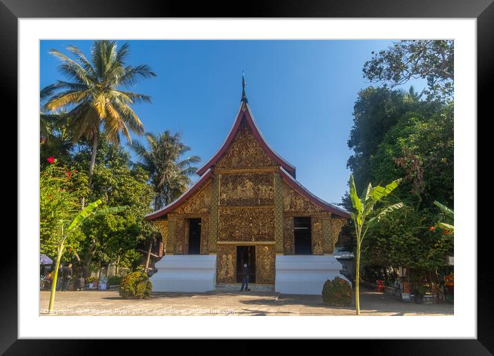 Wat Xieng Thong Carriage House  Framed Mounted Print by Margaret Ryan
