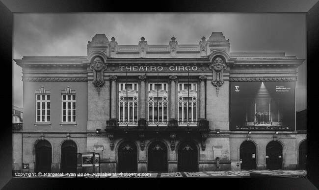 Theatre Circo Braga Framed Print by Margaret Ryan