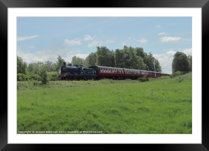 Strathspey Railway Framed Mounted Print by Antony Robinson