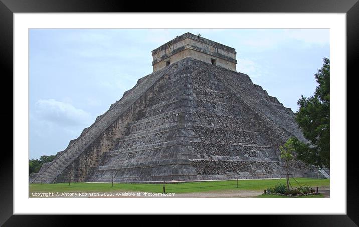 Chichen Itza Framed Mounted Print by Antony Robinson