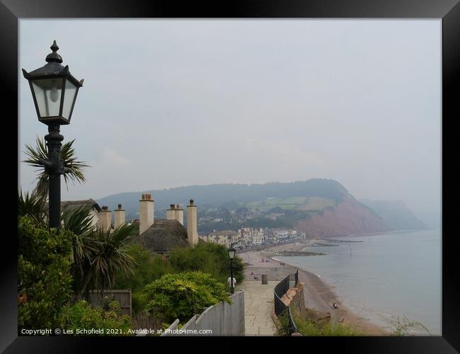 Sidmouth Framed Print by Les Schofield