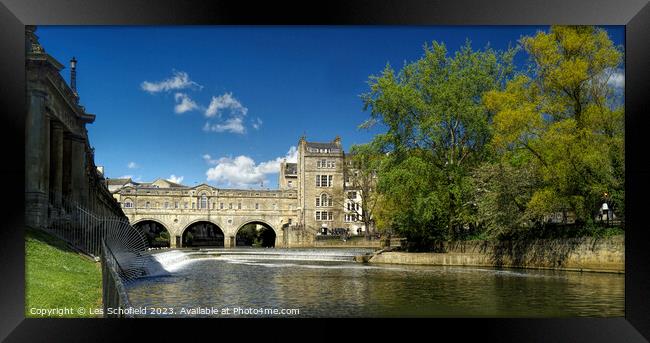 The Enchanted Pulteney Bridge Framed Print by Les Schofield