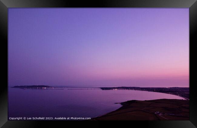 Weymouth Bay Framed Print by Les Schofield