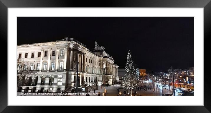 Braunschweig Germany  Framed Mounted Print by Les Schofield