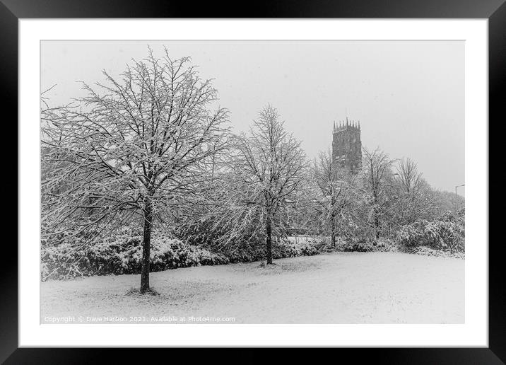 Doncaster Minster St Georges Framed Mounted Print by Dave Harbon