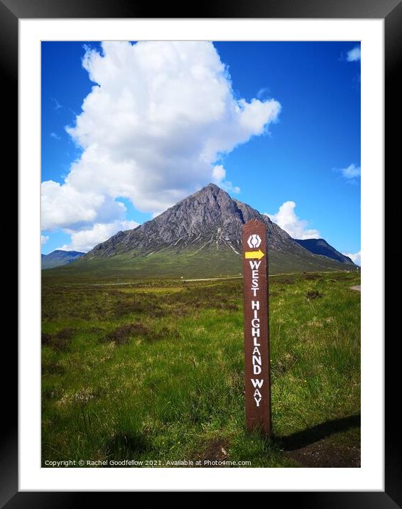 West Highland Way Framed Mounted Print by Rachel Goodfellow