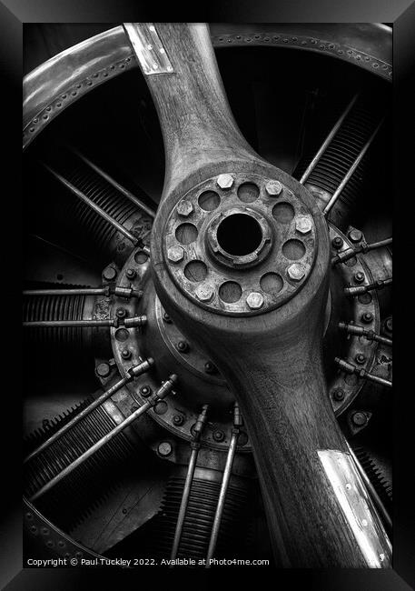 Rotary Engine Framed Print by Paul Tuckley