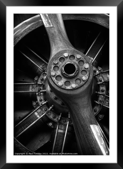 Rotary Engine Framed Mounted Print by Paul Tuckley