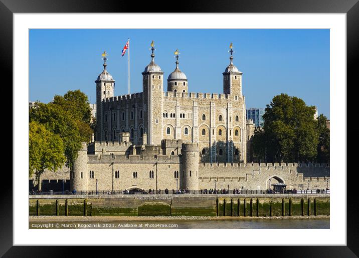 Tower of London Framed Mounted Print by Marcin Rogozinski