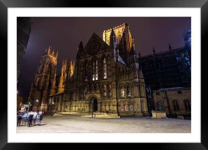 Illuminated Gothic Wonder Framed Mounted Print by Ron Ella