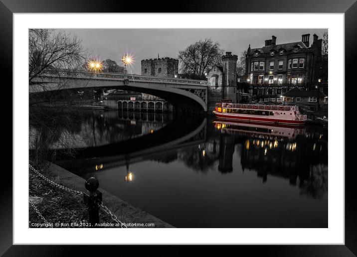 Early Morning Serenity in York Framed Mounted Print by Ron Ella