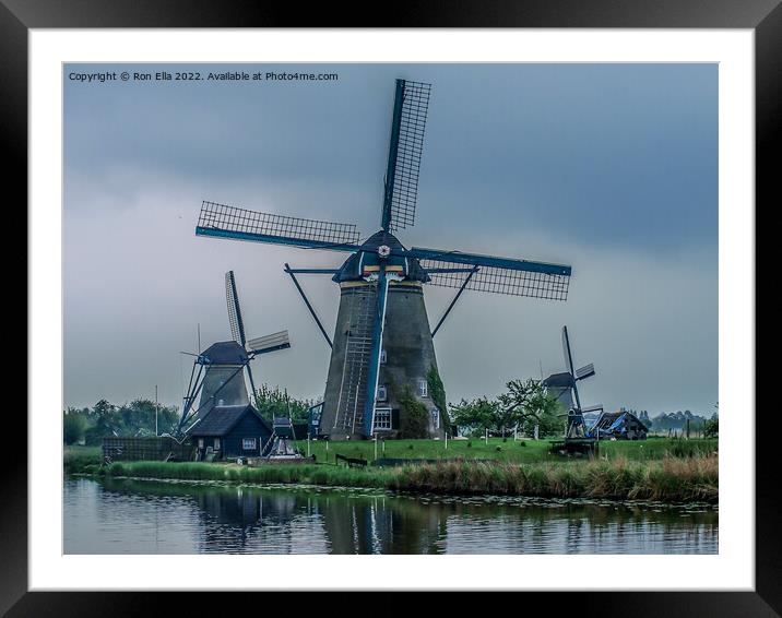 Ancient Blades of the Netherlands Framed Mounted Print by Ron Ella