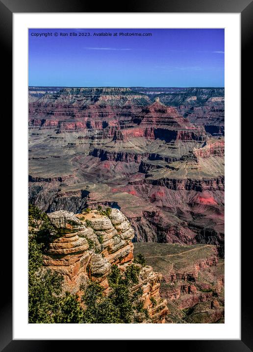 Canyon of Colossal Proportions Framed Mounted Print by Ron Ella