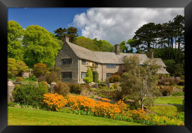 Coleton Fishacre Devon England UK Framed Print by John Gilham