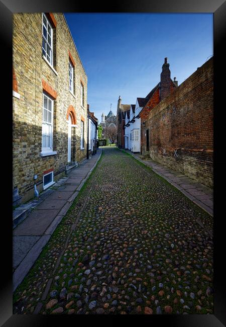 The Church at Rye in East Sussex England UK Framed Print by John Gilham