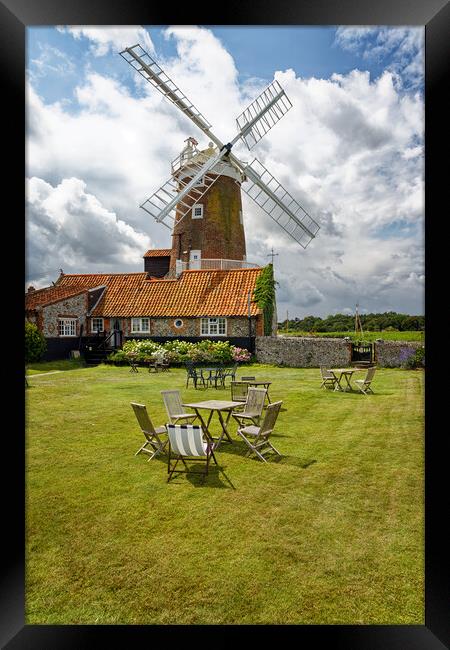 Cley Windmill, Cley, Next the Sea, Norfolk, England UK Framed Print by John Gilham