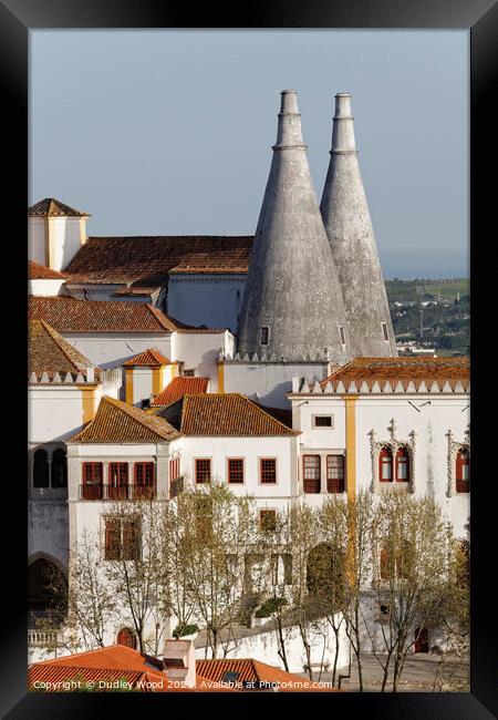 Majestic Twin Towers of Sintra Framed Print by Dudley Wood