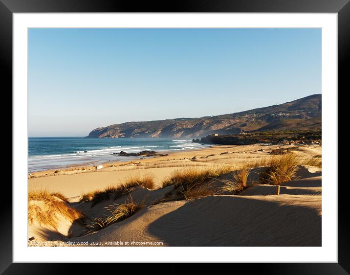 Serenity at Guincho Beach Framed Mounted Print by Dudley Wood