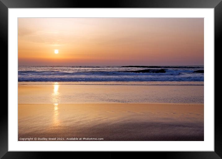 Serenity of Guincho Beach Framed Mounted Print by Dudley Wood