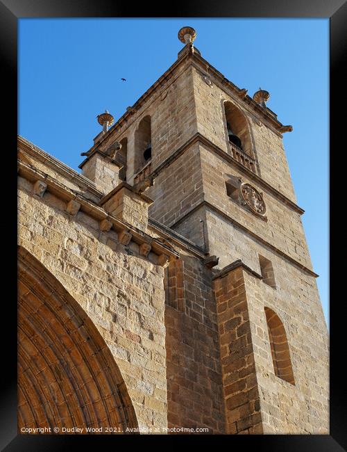 The Holy Tower of Caceres Framed Print by Dudley Wood