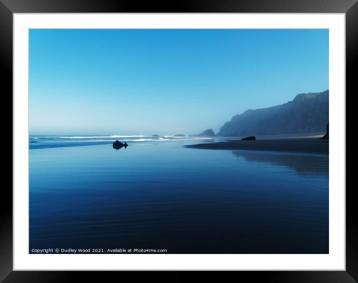 Blue reflections Framed Mounted Print by Dudley Wood