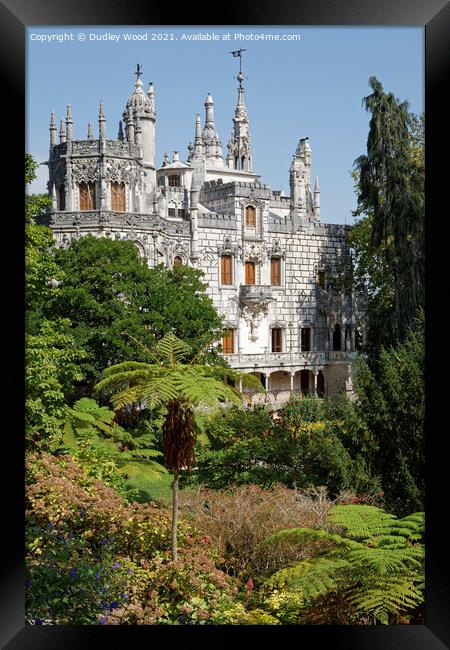 Enchanting Gothic Palace in Portugal Framed Print by Dudley Wood