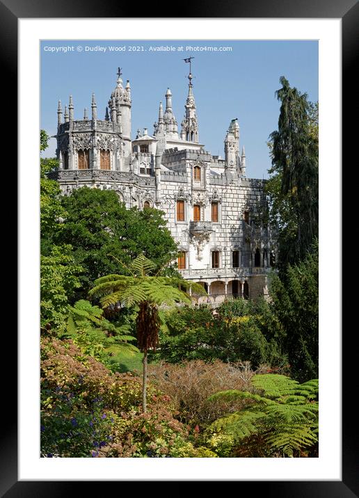 Enchanting Gothic Palace in Portugal Framed Mounted Print by Dudley Wood