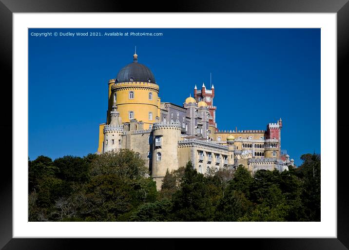 Majestic Pena Palace Framed Mounted Print by Dudley Wood