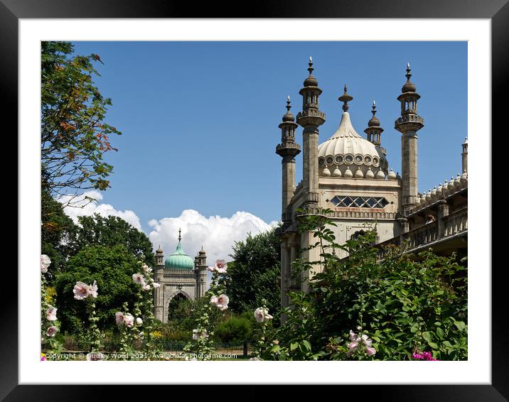 Majestic Royal Pavilion in Brighton Framed Mounted Print by Dudley Wood