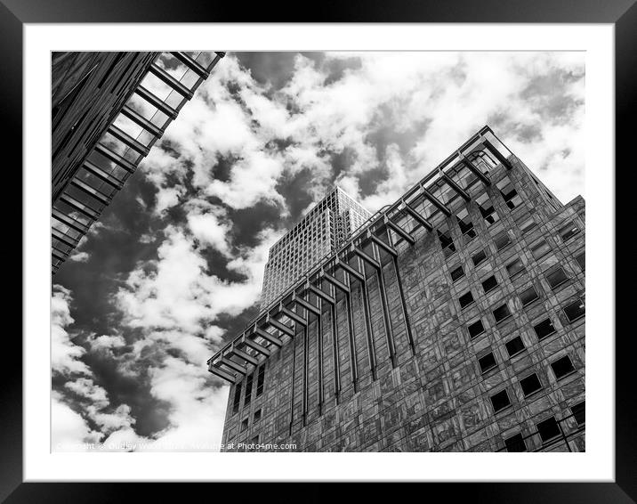 Towering British Architecture Framed Mounted Print by Dudley Wood