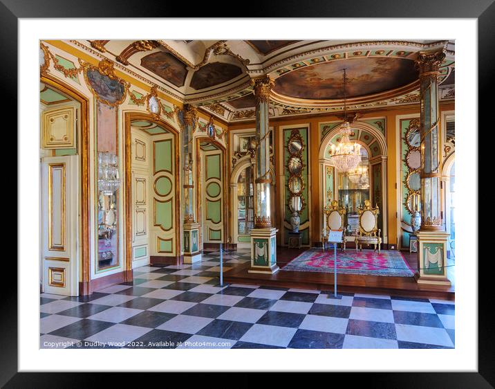 Queluz Palace Framed Mounted Print by Dudley Wood