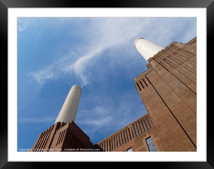 Iconic Brick Building of London Framed Mounted Print by Dudley Wood