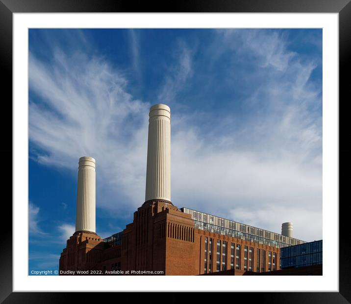 Majestic Chimneys Framed Mounted Print by Dudley Wood