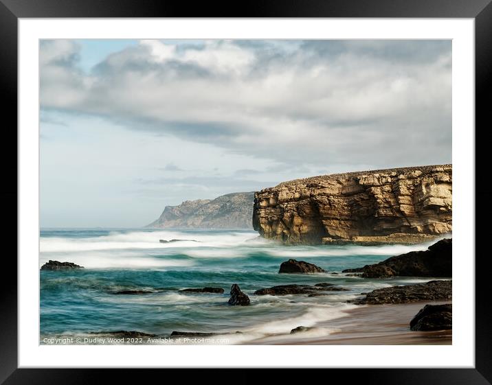 Majestic Jurassic Seascapes Framed Mounted Print by Dudley Wood