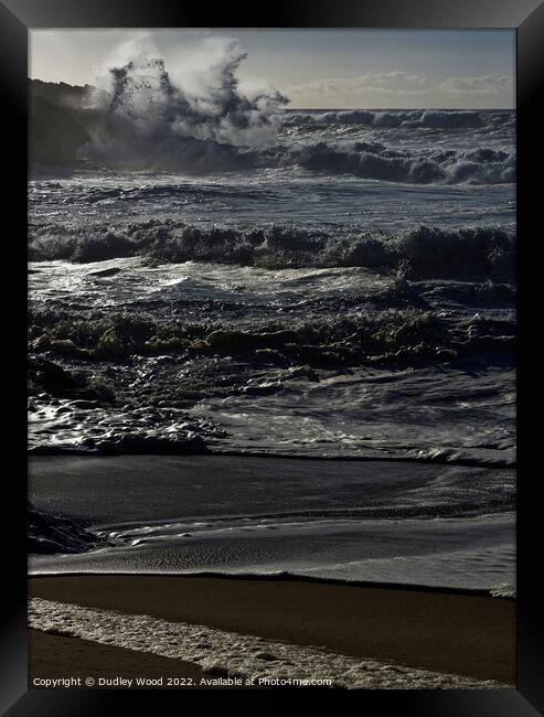 Majestic Force of Nature Framed Print by Dudley Wood