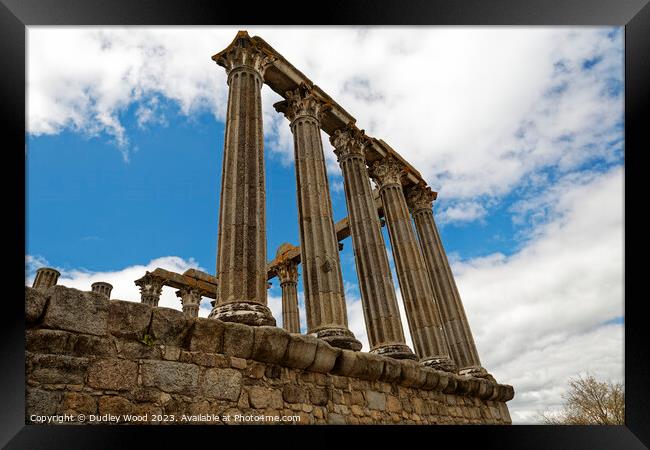 RomanTemple Framed Print by Dudley Wood