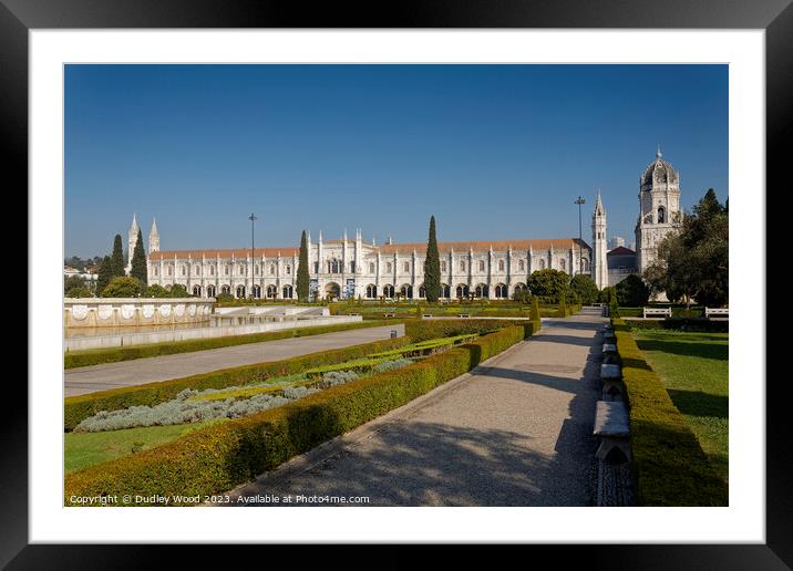 Jeronimos Monastery Framed Mounted Print by Dudley Wood