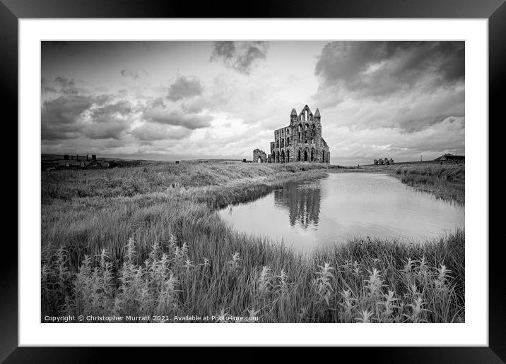 Whitby Abbey  Framed Mounted Print by Christopher Murratt