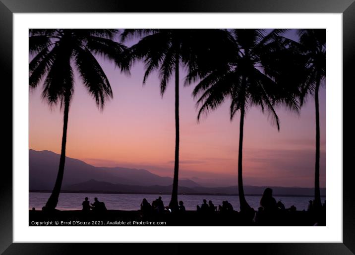 Port Douglas Sunset - fine art travel photography Framed Mounted Print by Errol D'Souza