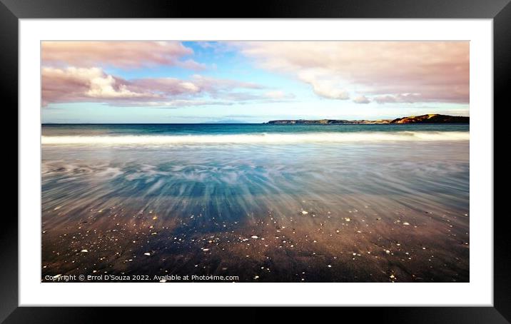 Incoming Tide Framed Mounted Print by Errol D'Souza